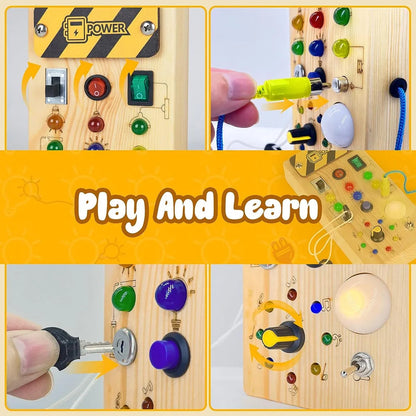 BrightPlay Montessori Activity Board