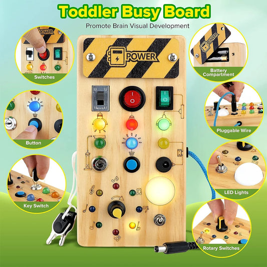 BrightPlay Montessori Activity Board