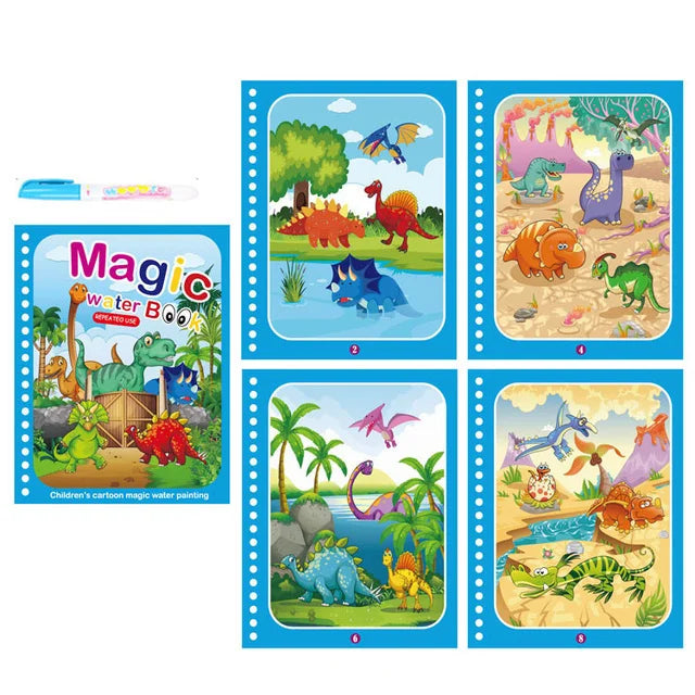 Reusable Magic Water Drawing Book