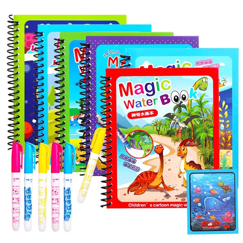 Reusable Magic Water Drawing Book