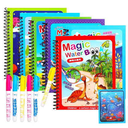 Reusable Magic Water Drawing Book